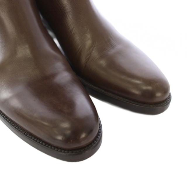 【中古】サルトル SARTORE ジョッキーブーツ バックベルト レザー ロングブーツ 37.5 ブラウン /TK レディース_2