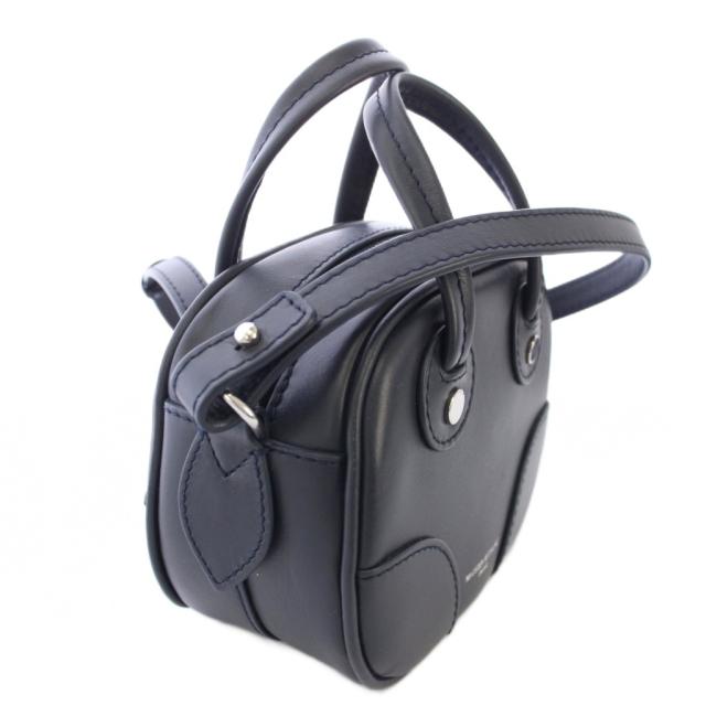 【中古】メゾンキツネ BOOGIE ハンドバッグ ショルダーバッグ ポシエット 2WAY レザー 紺 MW0514LC0044 レディース_2