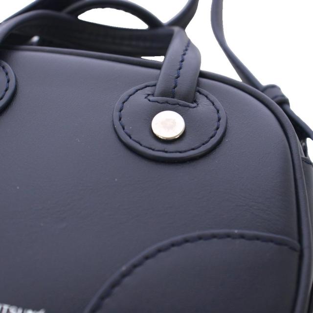 【中古】メゾンキツネ BOOGIE ハンドバッグ ショルダーバッグ ポシエット 2WAY レザー 紺 MW0514LC0044 レディース_5