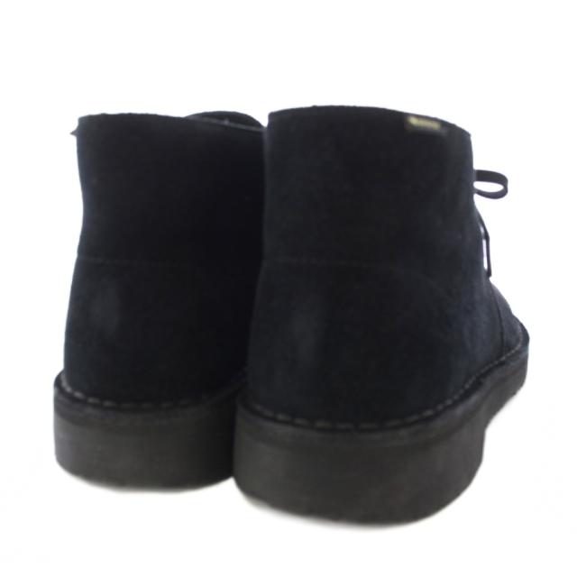 【中古】クラークス clarks Desert BT GTX デザートブーツ スエード レースアップ Vibramソール UK7.5 黒 /TK メンズ_4