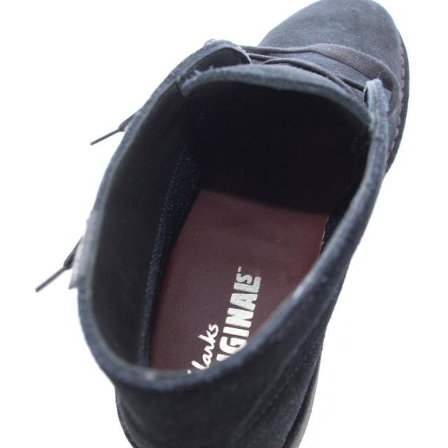 【中古】クラークス clarks Desert BT GTX デザートブーツ スエード レースアップ Vibramソール UK7.5 黒 /TK メンズ_6