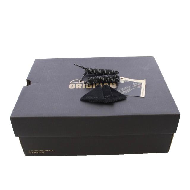 【中古】クラークス clarks Desert BT GTX デザートブーツ スエード レースアップ Vibramソール UK7.5 黒 /TK メンズ_7