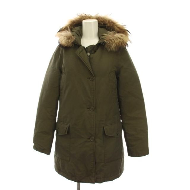 【中古】ウールリッチ WOOLRICH RAMAR CLOTH アークティックパーカー ダウンジャケット ラクーンファー フード付き