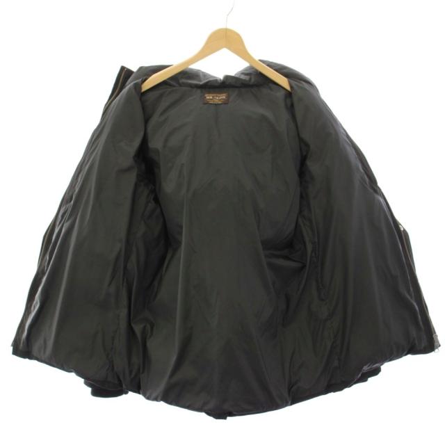 【中古】ミスターオリーブ MR.OLIVE フライフロントノーシームダウンジャケット ジップアップ S 黒 ブラック_2