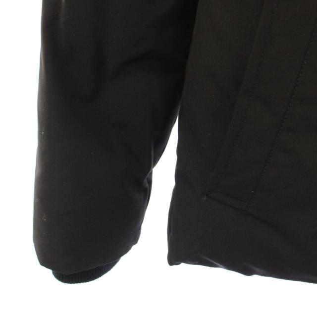 【中古】ミスターオリーブ MR.OLIVE フライフロントノーシームダウンジャケット ジップアップ S 黒 ブラック_4