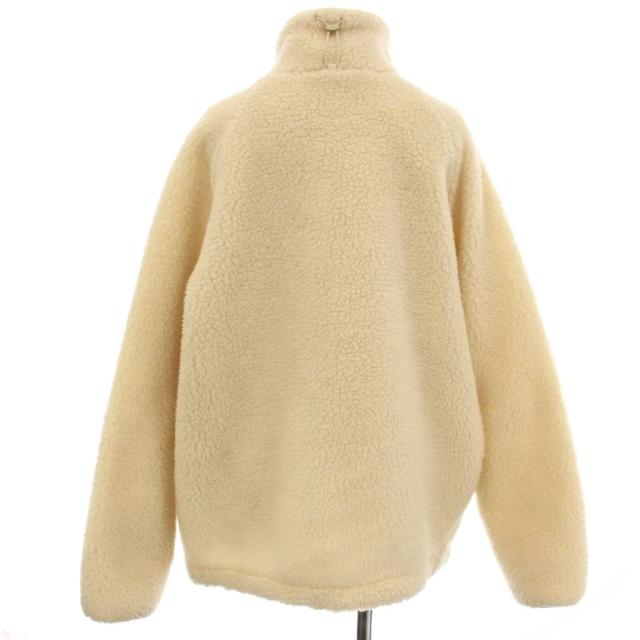 【中古】未使用品 イナフ ENOF fleece half zip jacket ハーフジップ ボアジャケット フリース 1 アイボリー_1