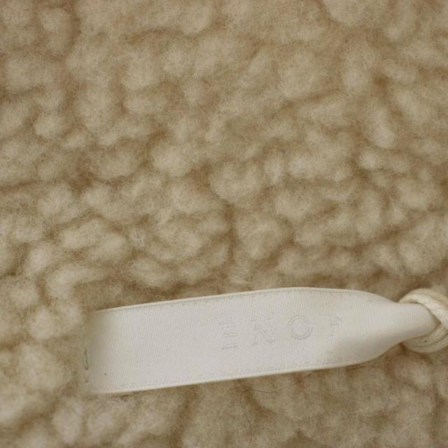 【中古】未使用品 イナフ ENOF fleece half zip jacket ハーフジップ ボアジャケット フリース 1 アイボリー_2