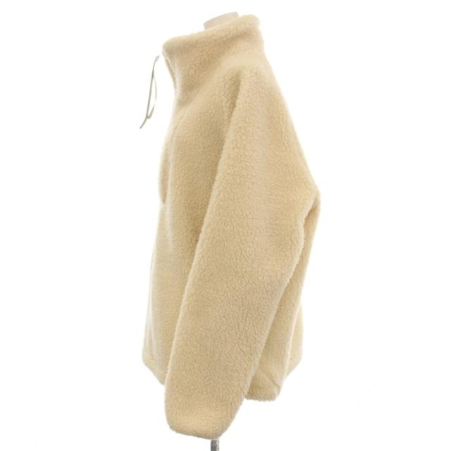 【中古】未使用品 イナフ ENOF fleece half zip jacket ハーフジップ ボアジャケット フリース 1 アイボリー_7