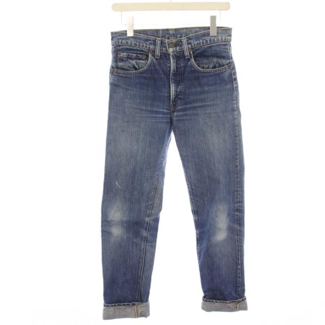 【中古】リーバイス Levi's 70s 505 ボタン裏5 42TALON デニムパンツ ジーンズ USED加工 ダメージ加工 青 ブルー