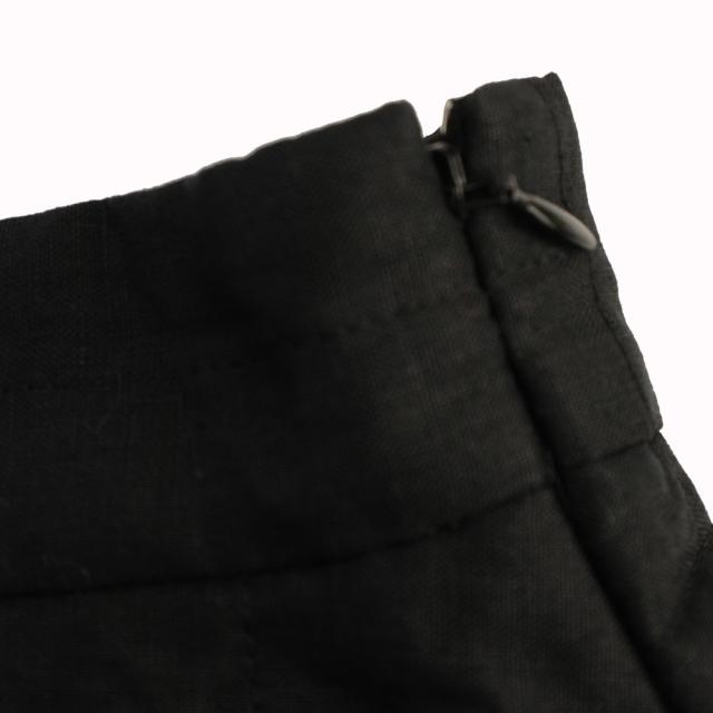 【中古】セントセシリア St.cecilia girlish ワッフルスカート ロング 中綿 リネン F 黒 STA24A01505 /BM レディース_3