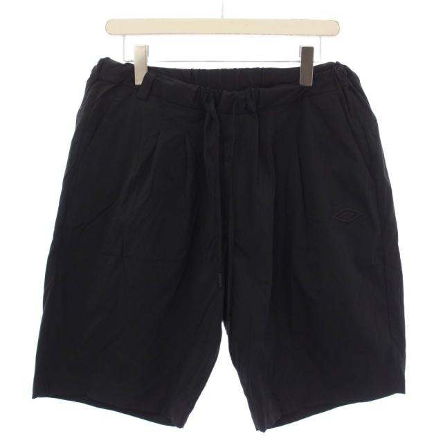 【中古】White Mountaineering × UMBRO 25SS SHORT PANTS ショートパンツ ジップフライ ナイロン 1 ブラック メンズ