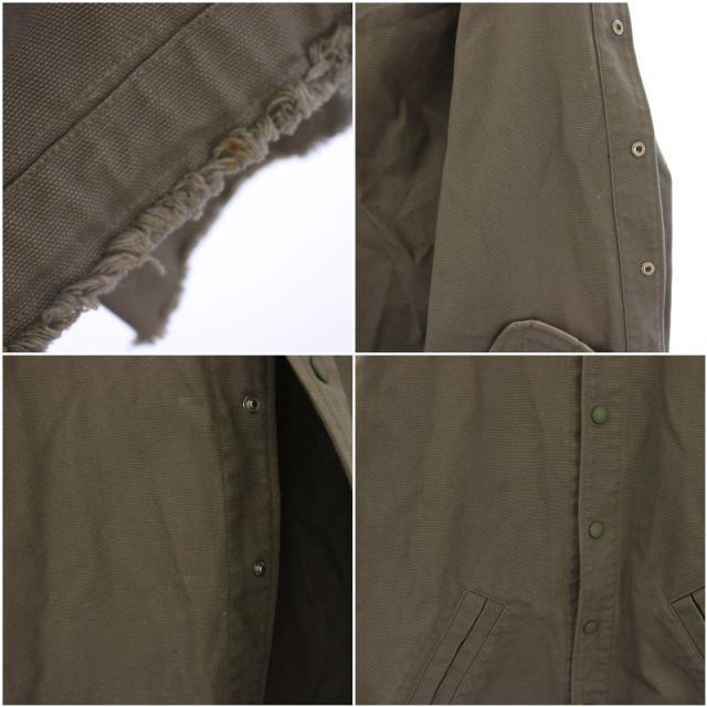 【中古】アンダーカバー UNDERCOVER 1994復刻 Masterpiece Frayed Coach Jacket コーチジャケット M グレー メンズ_7