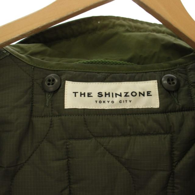 【中古】シンゾーン Shinzone 3wayオーバーサイズフィールドパーカ ジャケット ジップアップ 36 カーキ レディース_2