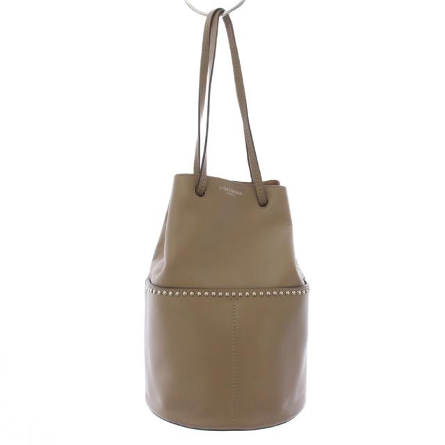 【中古】ジェイ&エムデヴィッドソン J&M Davidson MINI DAISY WITH STUDS ハンドバッグ レザー ベージュ レディース
