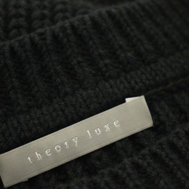 【中古】セオリーリュクス theory luxe 25SS BROOME TULLY ニット ベスト 38 黒 ブラック 03-5101711_2