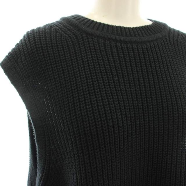 【中古】セオリーリュクス theory luxe 25SS BROOME TULLY ニット ベスト 38 黒 ブラック 03-5101711_3