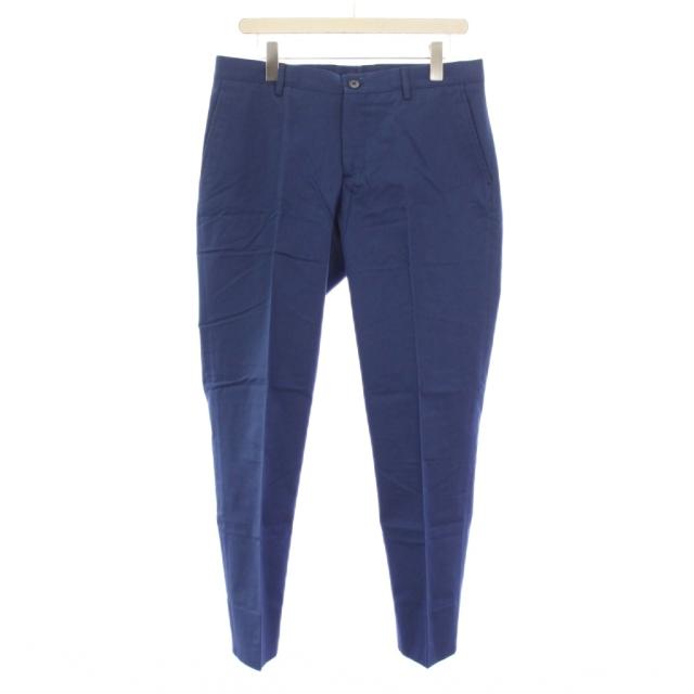 【中古】エトロ ETRO パンツ スラックス 48 青 ブルー U17 1P408 /TK メンズ