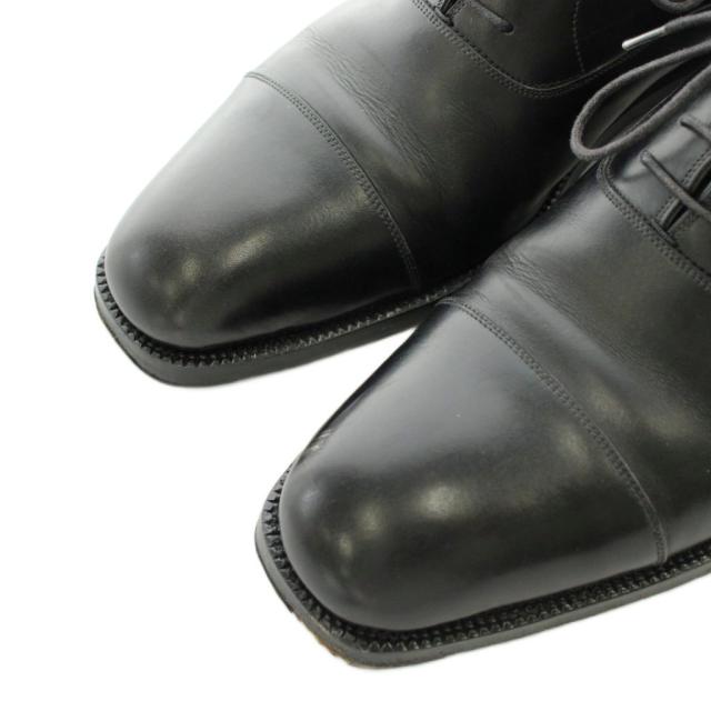 【中古】ボノーラ BONORA バーニーズニューヨーク別注 ビジネスシューズ ストレートチップ レザー 7.5 黒 ブラック_5