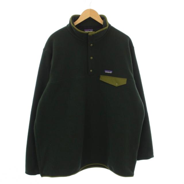 【中古】パタゴニア Patagonia 25AW Lightweight Synchilla Snap-T フリースジャケット XXL 緑 25551FA25 /BM メンズ
