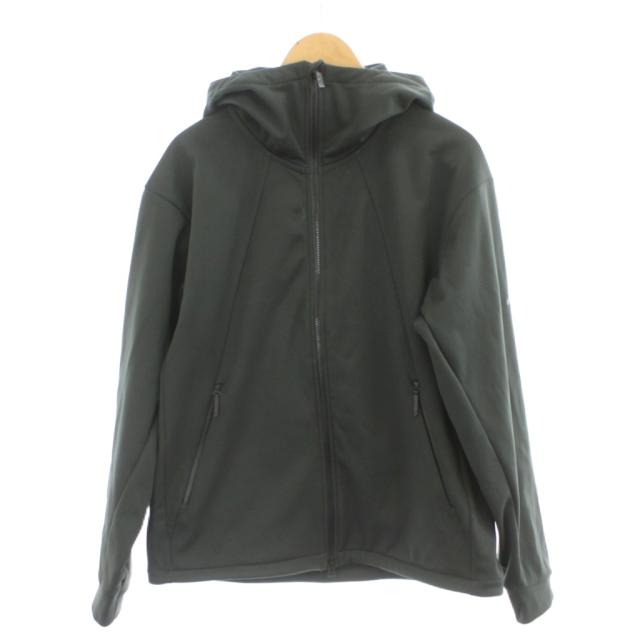 【中古】デサント DESCENTE ALLTERRAIN DOMWGL10 ジャケット L 緑 グリーン フード付き 長袖 ジップアップ /GP