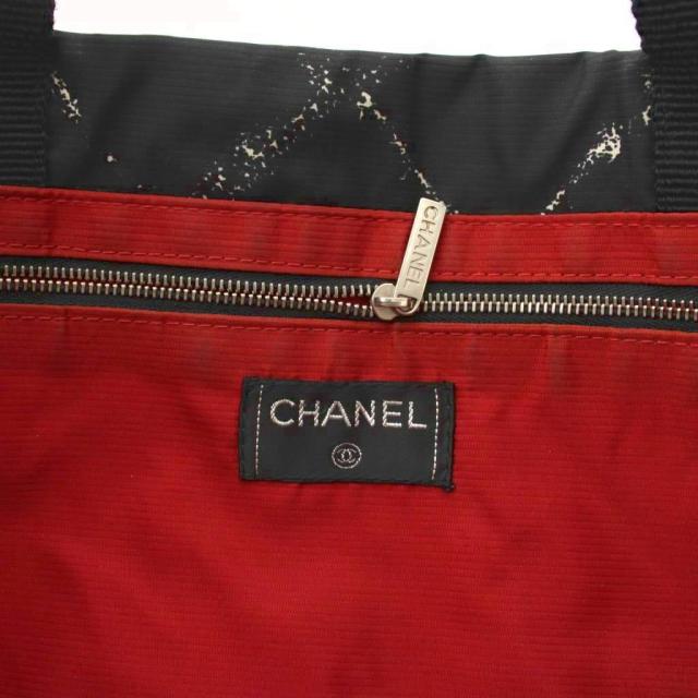 【中古】シャネル CHANEL 旧トラベルライン トートバッグ ハンドバッグ 黒 ブラック /YM ■OH レディース_5