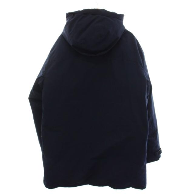 【中古】ポロ ラルフローレン POLO RALPH LAUREN ダウンジャケット 裏地チェック ジップアップ アウター XXL 紺_1
