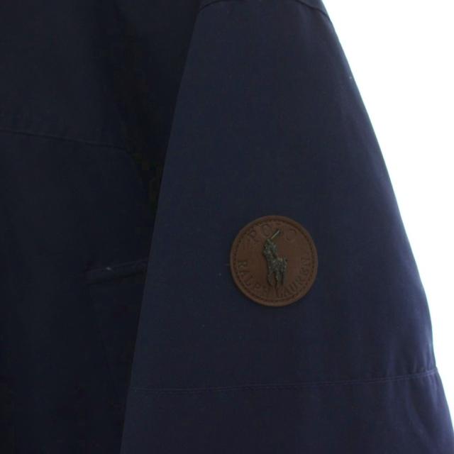 【中古】ポロ ラルフローレン POLO RALPH LAUREN ダウンジャケット 裏地チェック ジップアップ アウター XXL 紺_6