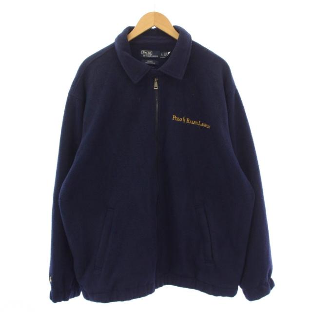 【中古】ポロ バイ ラルフローレン Polo by Ralph Lauren BEAMS 別注 フリースジャケット XL 紺 メンズ