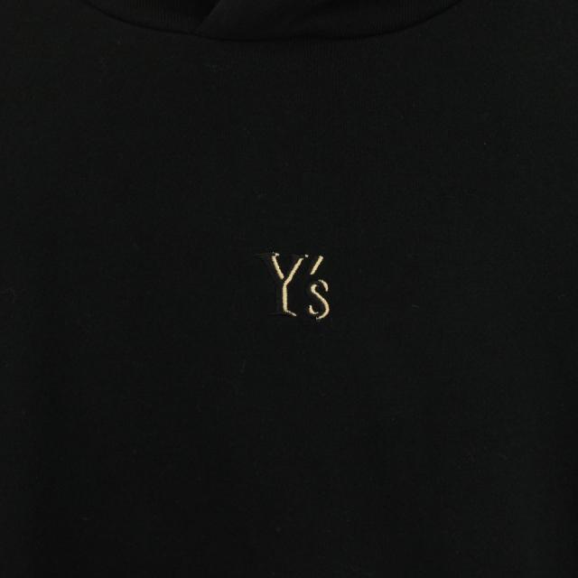 【中古】ワイズ ヨウジヤマモト ニューエラ 25SS スウェットプルオーバーフーディー 長袖 ロゴ刺繍 2 黒 YP-T39-952_2