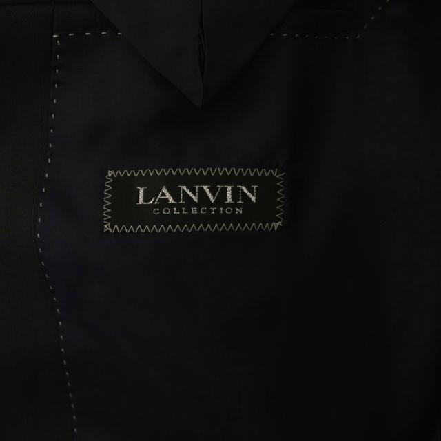 【中古】ランバン LANVIN COLLECTION シングルスーツ セットアップ 上下 テーラードジャケット パンツ ウール R50_3