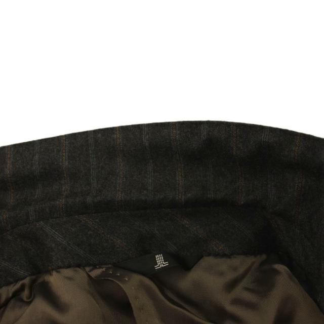 【中古】ランバン LANVIN COLLECTION シングルスーツ セットアップ 上下 テーラードジャケット ストライプ パンツ_3
