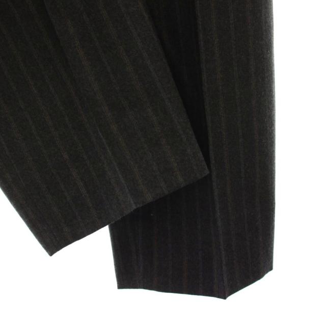 【中古】ランバン LANVIN COLLECTION シングルスーツ セットアップ 上下 テーラードジャケット ストライプ パンツ_8
