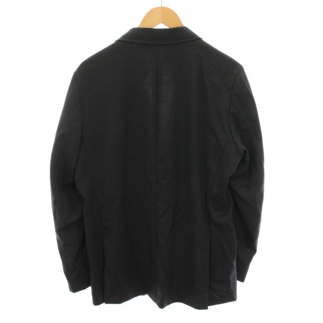 【中古】エルイー LE 25SS スーツ シングルウールジャケット 2 ストレートウールパンツ 3 チャコールグレー メンズ_2