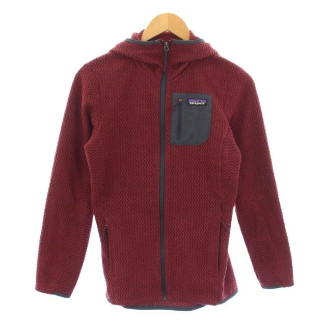【中古】パタゴニア Patagonia パーカー ジャケット ジップアップ フリース S ボルドー 40260FA22 /BM レディース