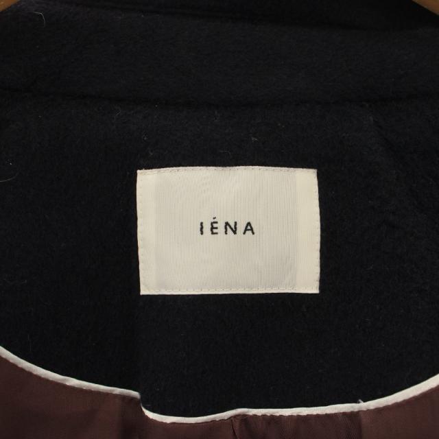 【中古】イエナ IENA 24AW ジーロンラムPコート ピーコート ミドル丈 ウール 36 紺 レディース_3