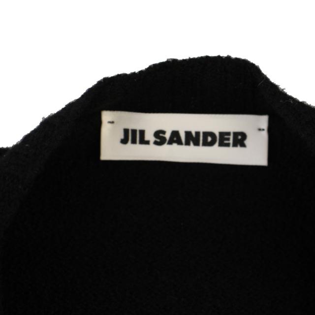 【中古】ジルサンダー JIL SANDER ニット ベスト プルオーバー フリンジ ウール 34 黒 /BM レディース_3