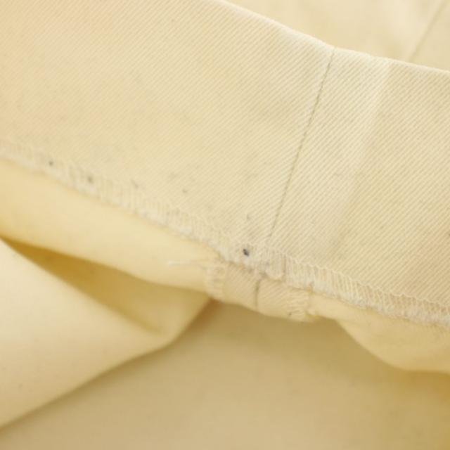 【中古】スタジオニコルソン ピーチドコットンツイルクリーム チノパン ワイドパンツ S アイボリー SORTESNM-351_7