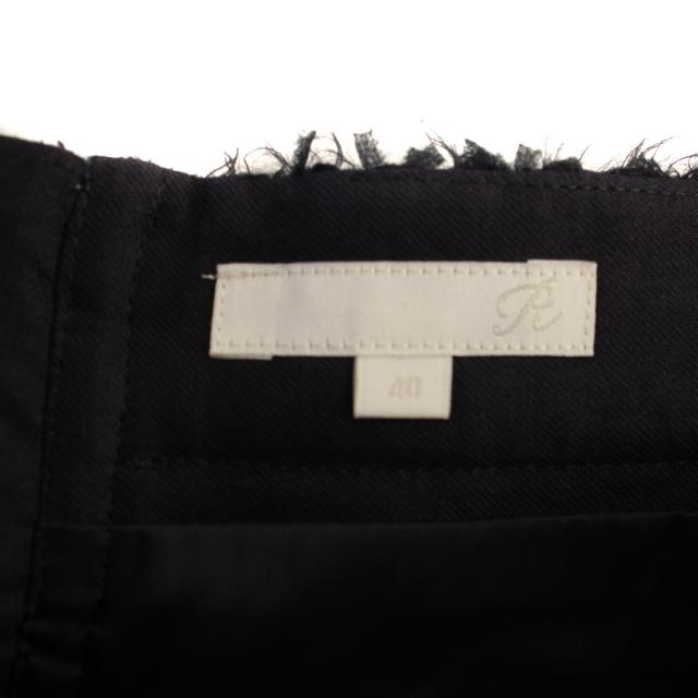 【中古】アール バイ リタ タカハシ R By RITA TAKAHASHI 23AW ファンシーツイードスカート ロング 40 紺 レディース_2
