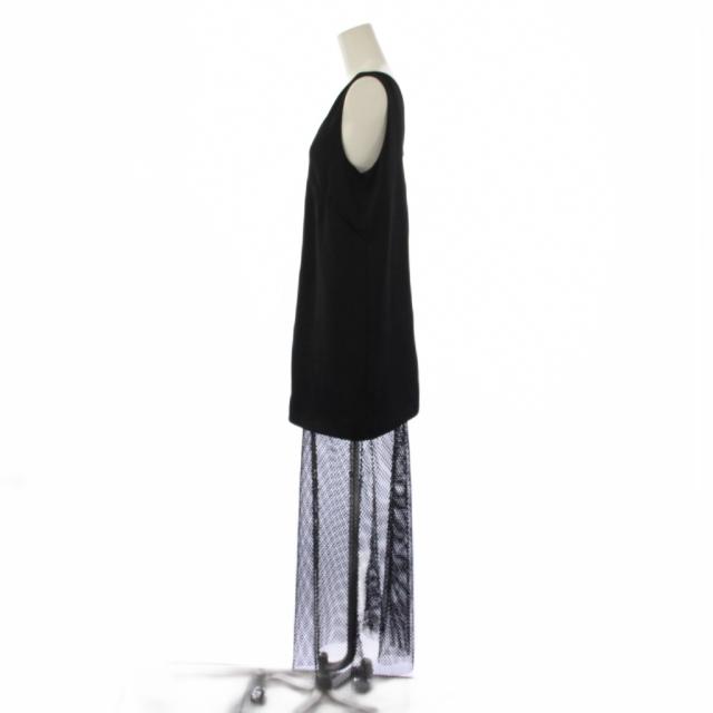 【中古】ジョゼムーン JOSE MOON SATIN GRITTER DRESS 衣装 ロング ノースリーブ F 黒 レディース