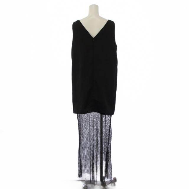 【中古】ジョゼムーン JOSE MOON SATIN GRITTER DRESS 衣装 ロング ノースリーブ F 黒 レディース