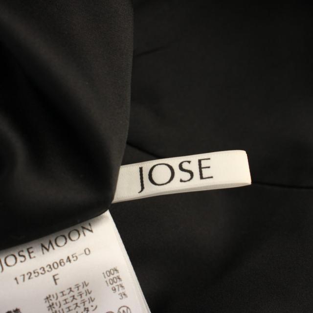 【中古】ジョゼムーン JOSE MOON SATIN GRITTER DRESS 衣装 ロング ノースリーブ F 黒 レディース