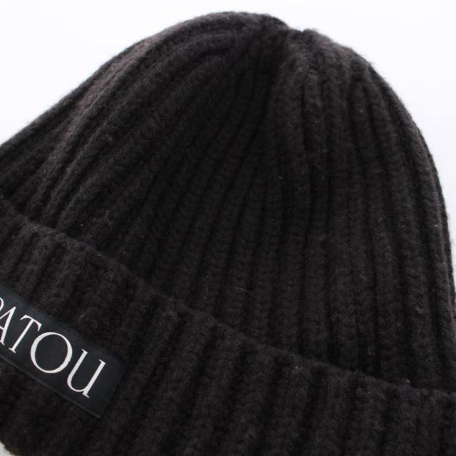【中古】パトゥ PATOU ビーニー ニット帽 ウール カシミヤ TU ブラウン AC0508064803B /BM レディース_7