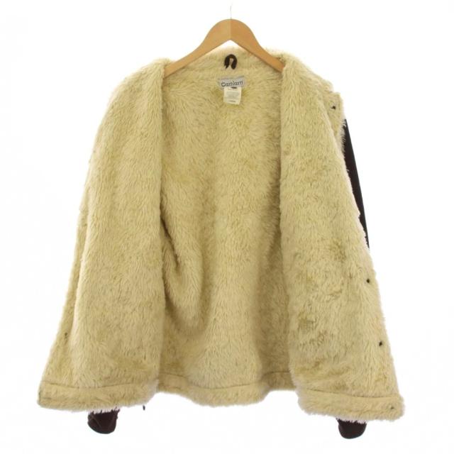 【中古】カーハート carhartt コーデュロイジャケット ファー L 茶 05023-0668 /BM メンズ_3