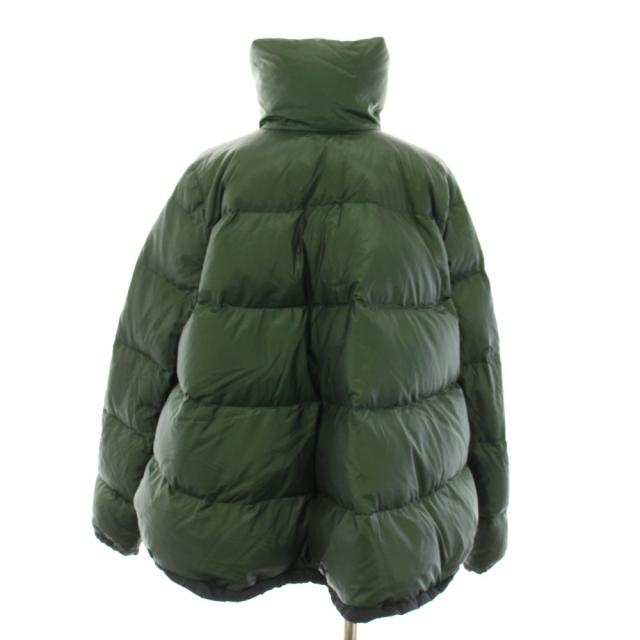 【中古】サカイラック sacai luck Aラインダウンジャケット アウター ハイネック 2 緑 紺 13AWLU575 レディース_2