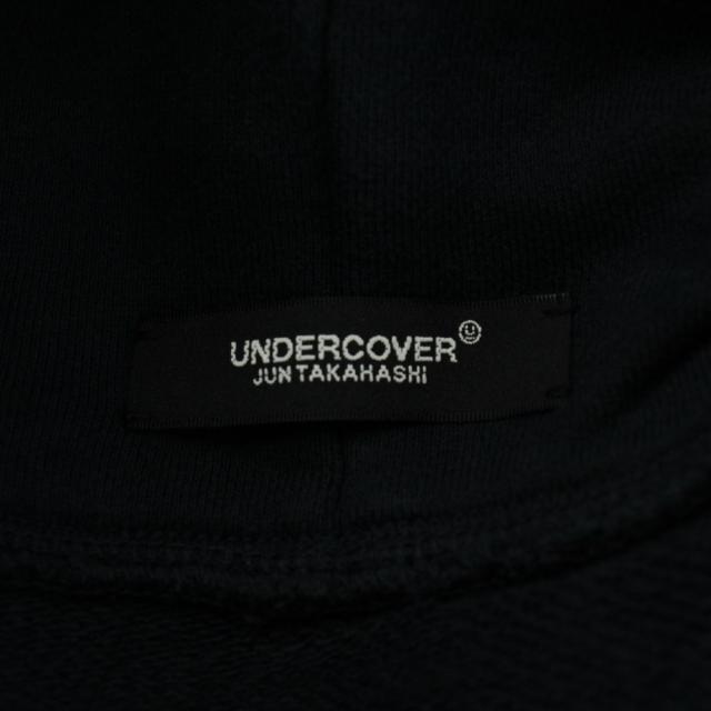 【中古】アンダーカバー JUN TAKAHASHI HOODIE GRACE IDOLATRY flocky パーカー プルオーバー ロゴ 3 紺_2