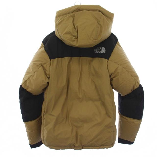【中古】ザノースフェイス BALTRO LIGHT JACKET ダウンジャケット ジップアップ フード L ベージュ 黒 メンズ_1