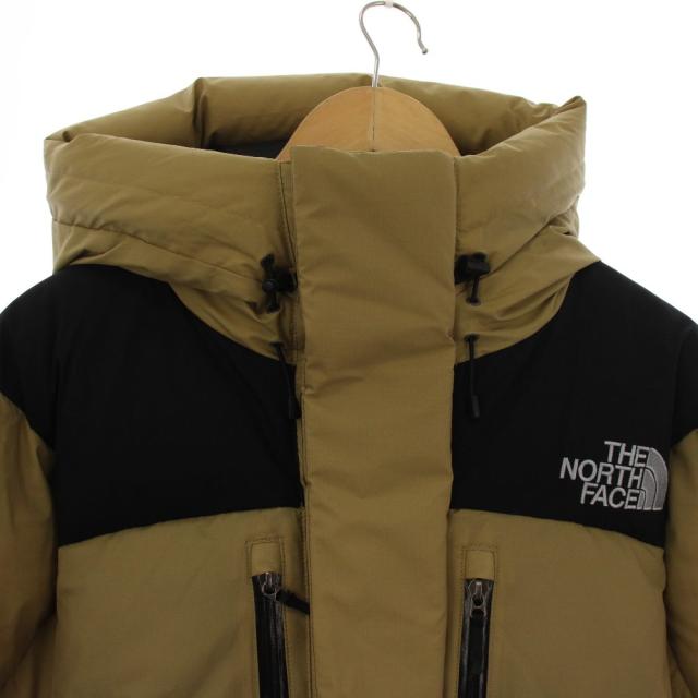 【中古】ザノースフェイス BALTRO LIGHT JACKET ダウンジャケット ジップアップ フード L ベージュ 黒 メンズ_4