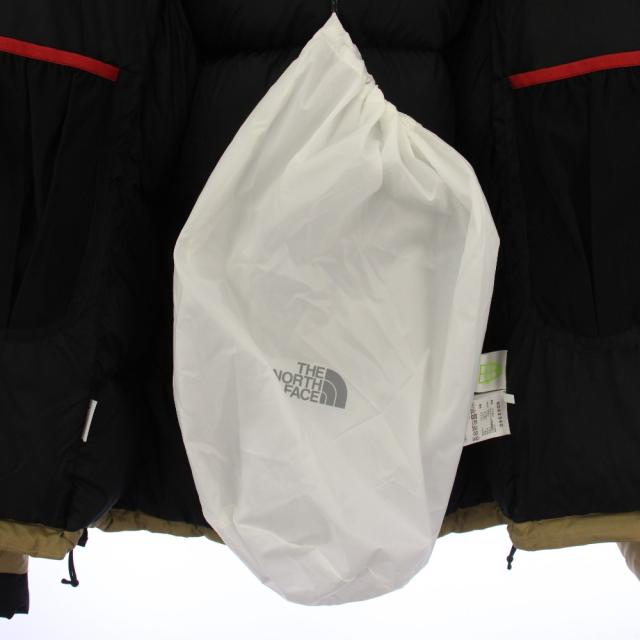 【中古】ザノースフェイス BALTRO LIGHT JACKET ダウンジャケット ジップアップ フード L ベージュ 黒 メンズ_6