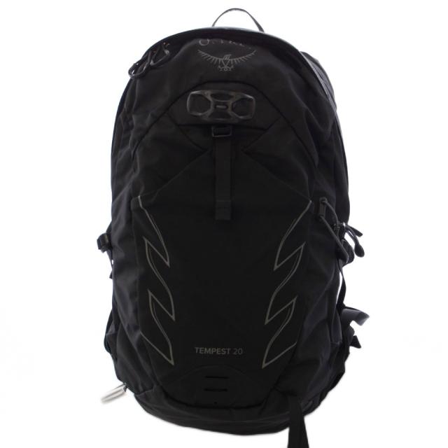 【中古】オスプレー OSPREY TEMPEST 20 リュックサック バックパック ナイロン 黒 /BM メンズ