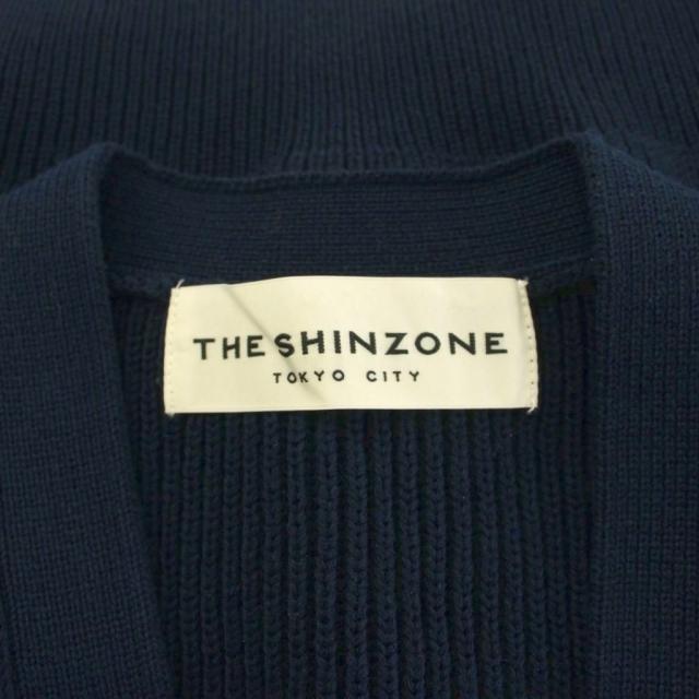 【中古】シンゾーン 24AW フル カーディガン ニット ベスト Vネック F0 紺 ネイビー 24AMSNI02_3